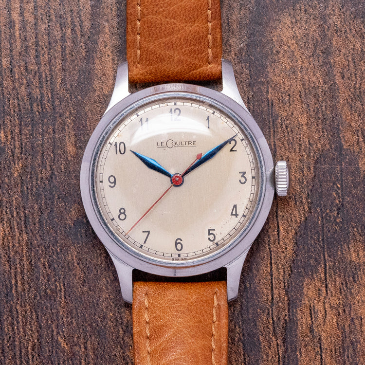 1940s LeCoultre Cal. 450/A 'WWII Military Style' Steel 33mm
