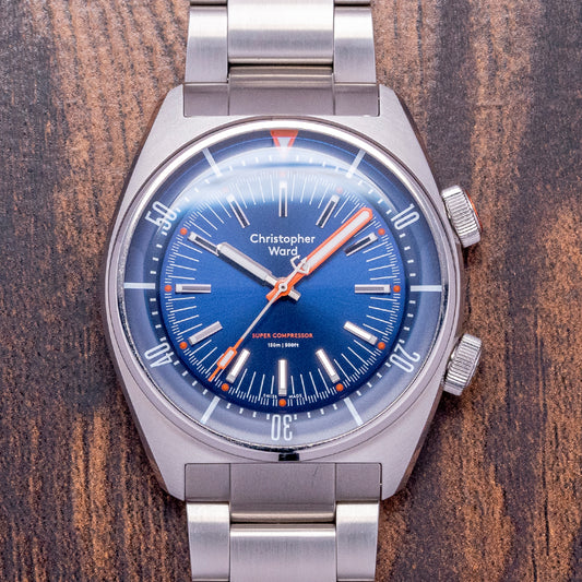 2021 Christopher Ward C65 Super Compressor Blue 41mm