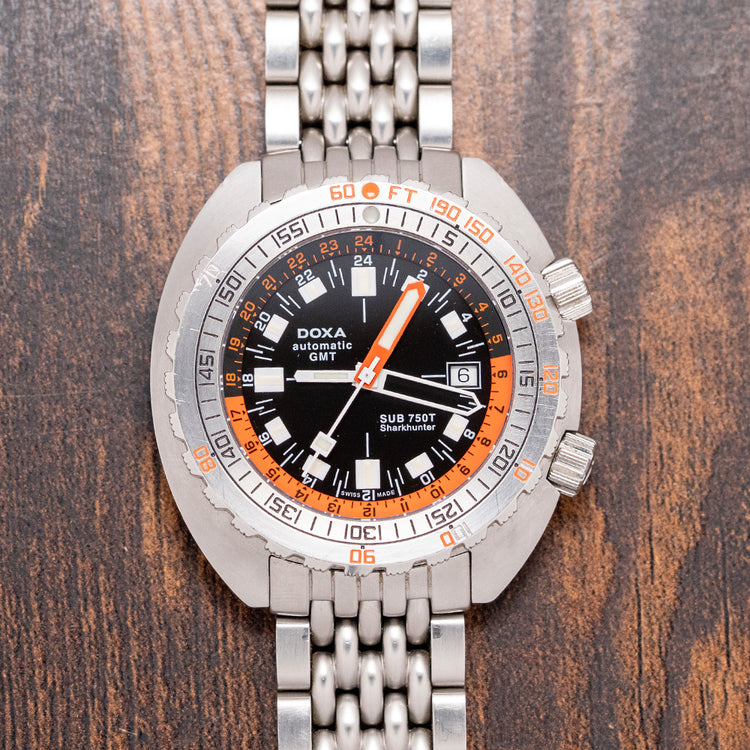 2007 DOXA SUB 750T GMT Sharkhunter 260 Limited 45mm