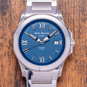 2020 Emile Chouriet Ice Cliff 40mm Blue Automatic