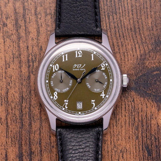 2022 Kurono Tokyo Calendrier “Type 1” Green Automatic