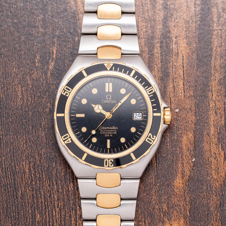 1985 Omega Seamaster 200 Pre-Bond Steel & Gold 39mm 366.1041