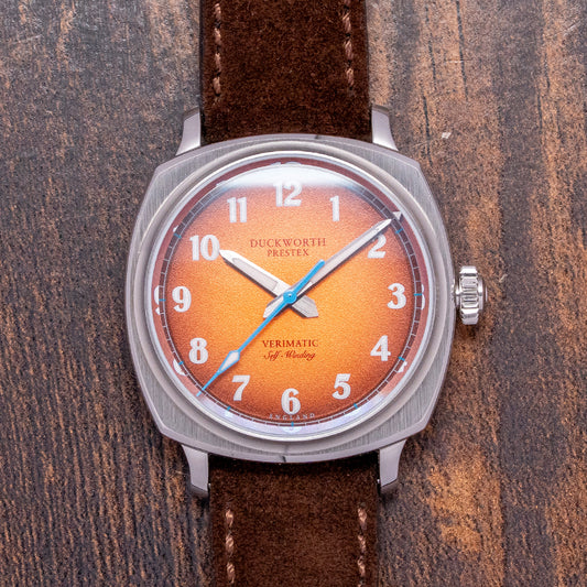 2023 Duckworth Prestex Vernimatic Orange Fume Limited 39mm
