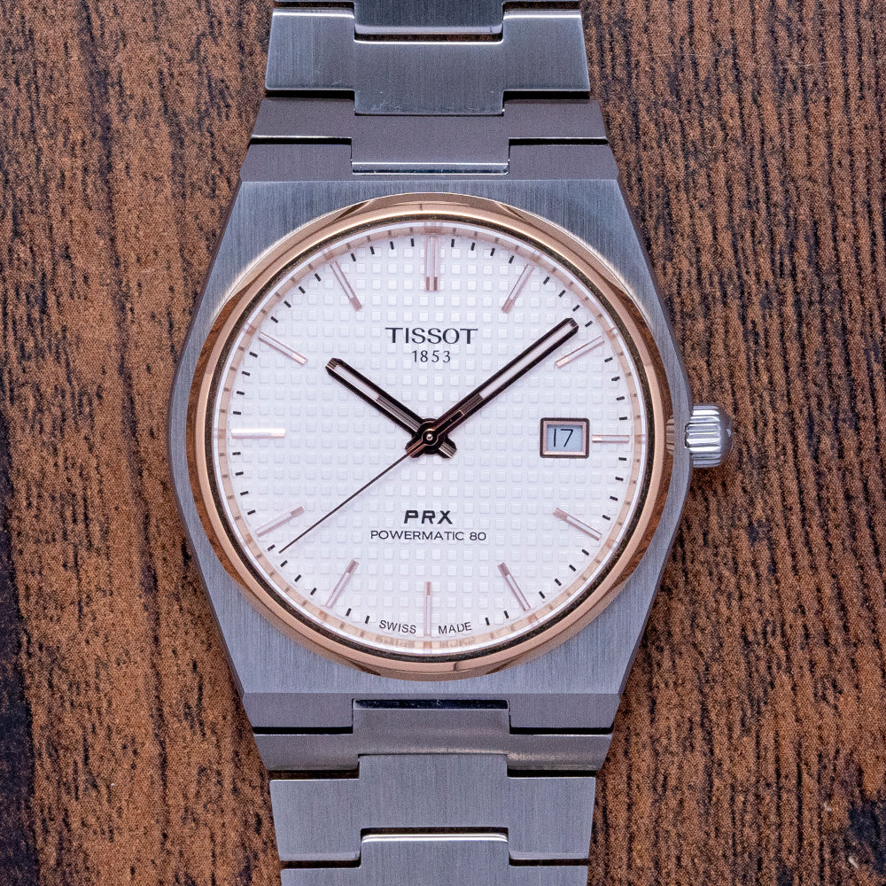 2023 Tissot PRX 40mm Automatic Steel Gold