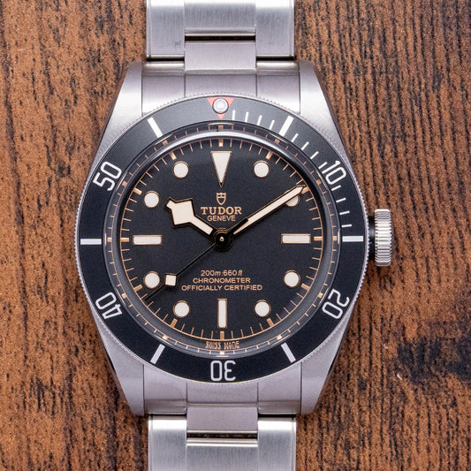 Stickered 2023 Tudor Black Bay 41mm Black on Bracelet 79230N