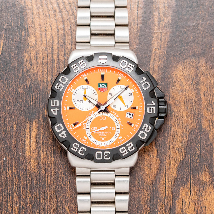 2010s TAG Heuer Formula 1 Chronograph Orange 41mm CAH1113