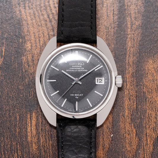 1970 Seiko 'Superior' King Seiko Hi-Beat 37mm Black Dial 4502-8010