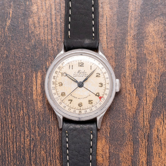 1940s Mido Multifort Datometer Super-Automatic Bumber 33.5mm
