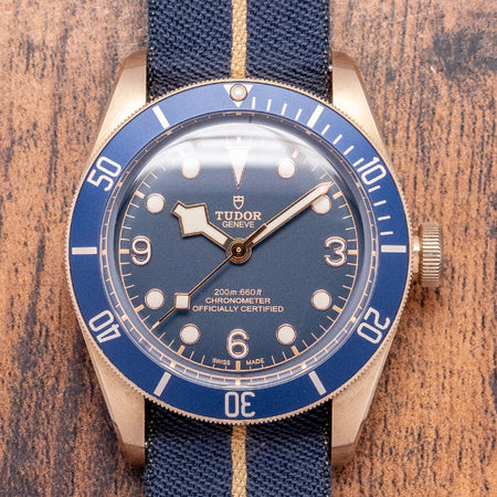 2018 Tudor Black Bay Bronze 43mm Bucherer Blue 79250BB