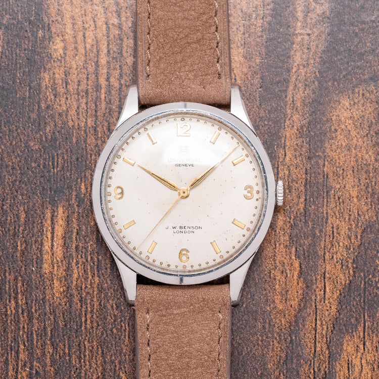 1953 Universal Geneve "J.W.Benson London" 206514 34mm