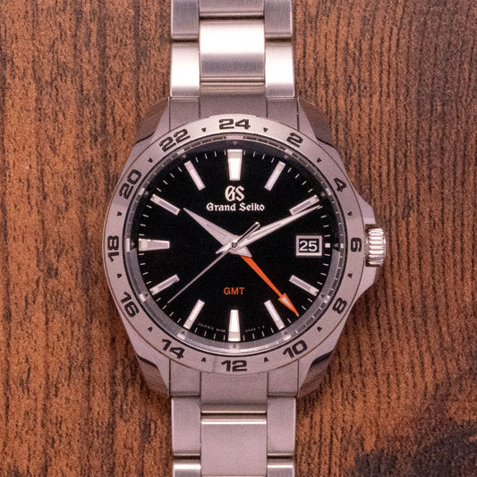 2023 Grand Seiko Sports GMT Quartz Black SBGN003