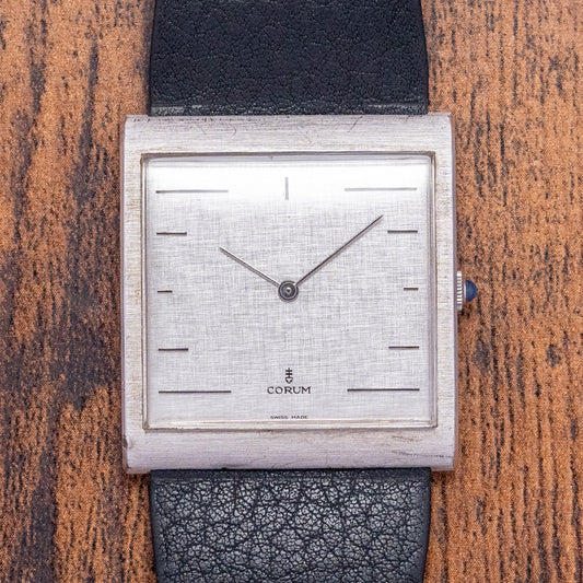 1970s Corum Buckingham .925 Sterling Silver 35.5x38mm 54.121.01