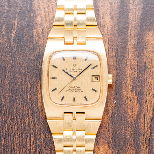1971 Omega Constellation Chronometer 18ct Gold 168.047