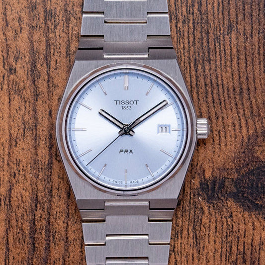 2023 Tissot PRX 35mm Ice Blue Quartz T137.210.11.351.00