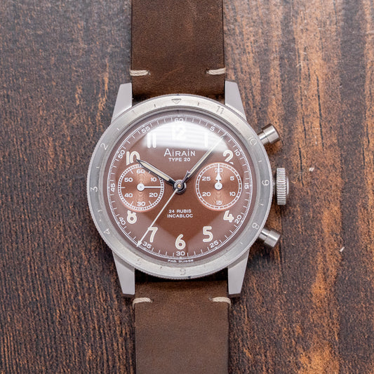 2022 Airain Type 20 Brown Chronograph Limited Edition 39.5mm