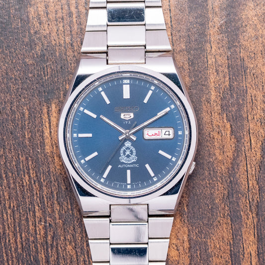 1982 Seiko 5 Automatic 'Omani Police Force' 36.5mm 6309-9000
