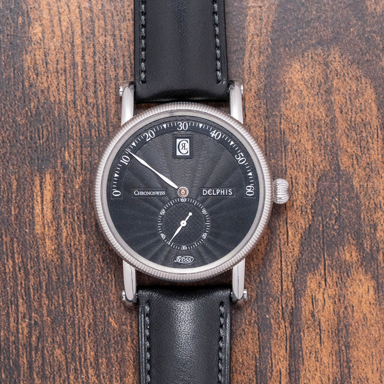 2008 Chronoswiss Delphis Retrograde Jump Hour Black 38mm