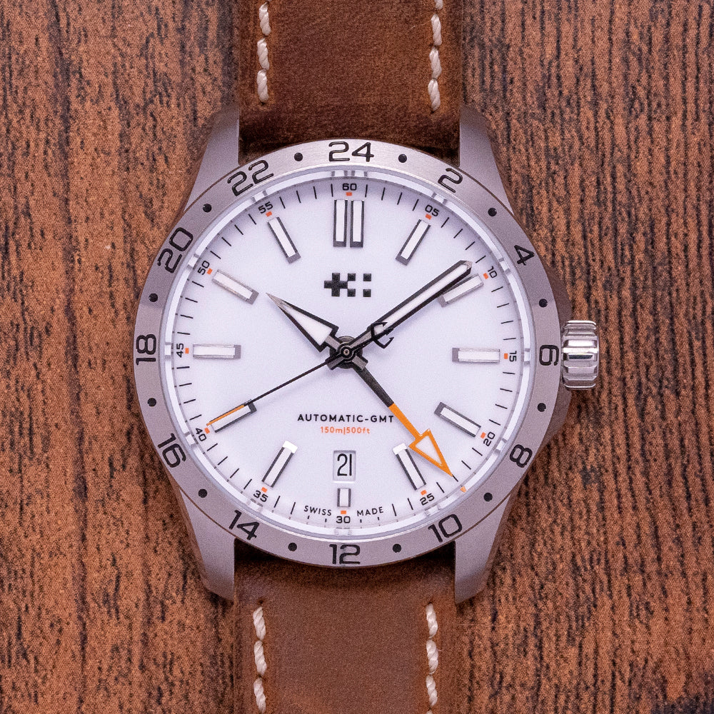 Christopher ward c60 hot sale gmt white