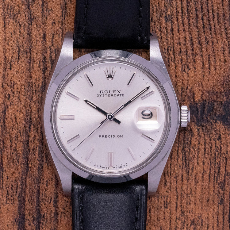 1971 Rolex Oysterdate Precision 6694 Tritium Sharp Case