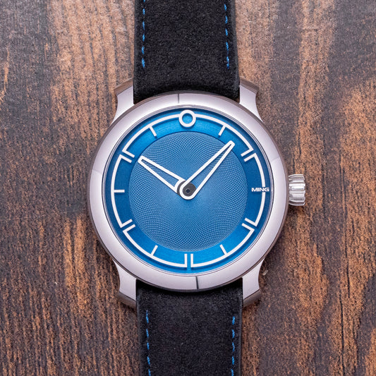 2022 Ming 17.09 Blue Dial Automatic 38mm on Strap