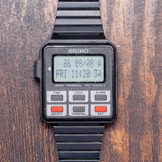 1980s Seiko Wrist Terminal RC-1000 S501-4000 36mm