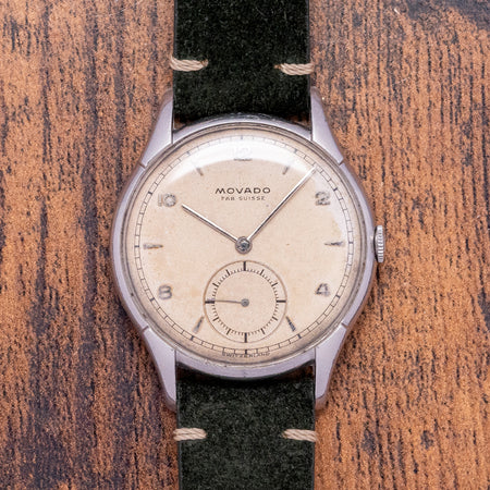 1950s Movado Fab Suisse Oversized 35mm "Calatrava"