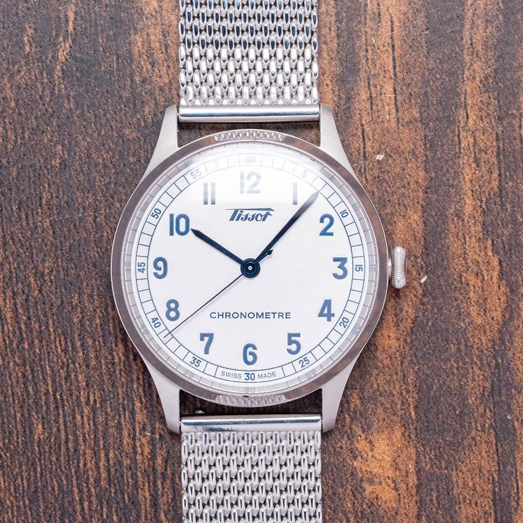 2025 Tissot Heritage 1938 Chronometre 39mm on Bracelet + Strap