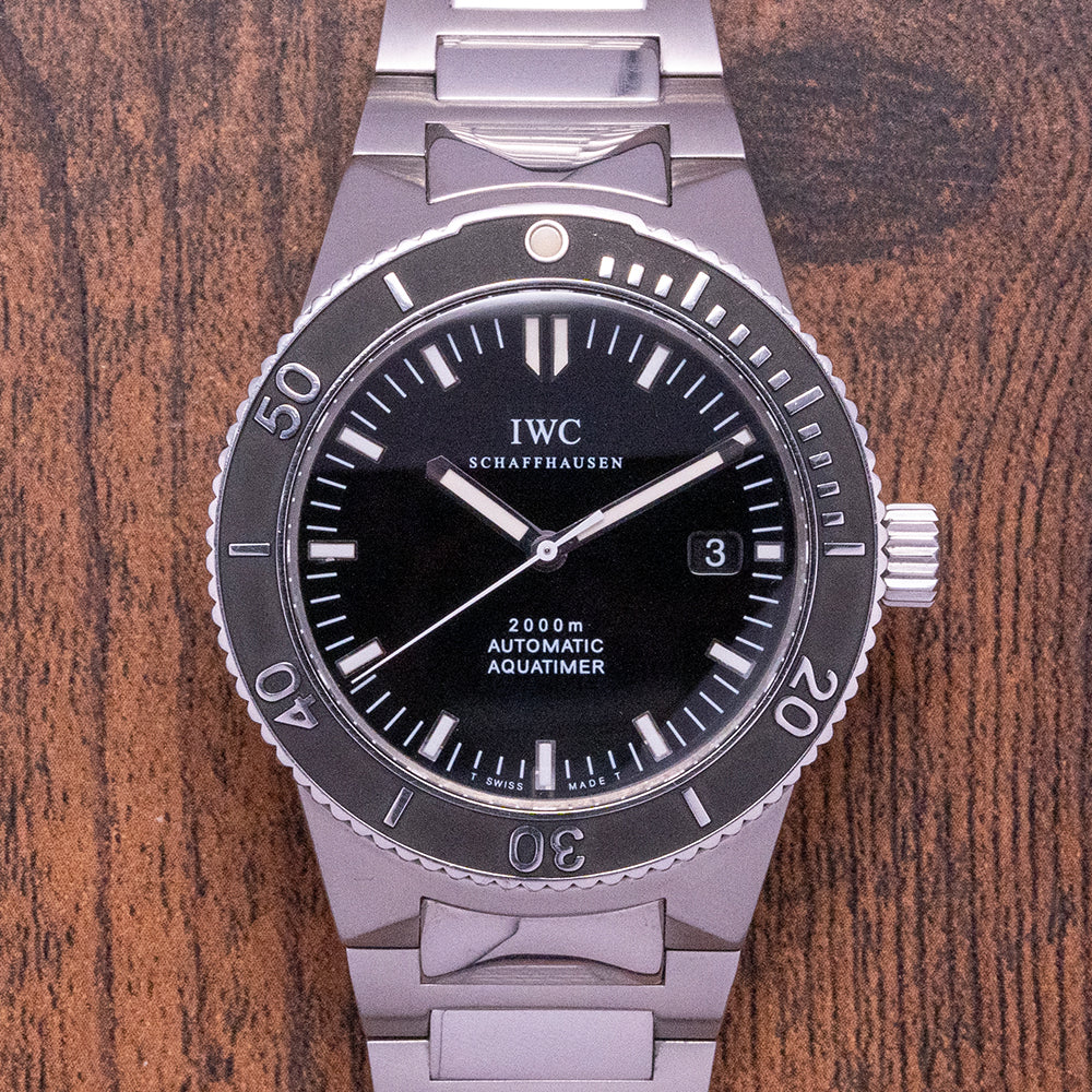 2009 IWC Aquatimer 2000 Automatic Tritium IW353602 KibbleWatches