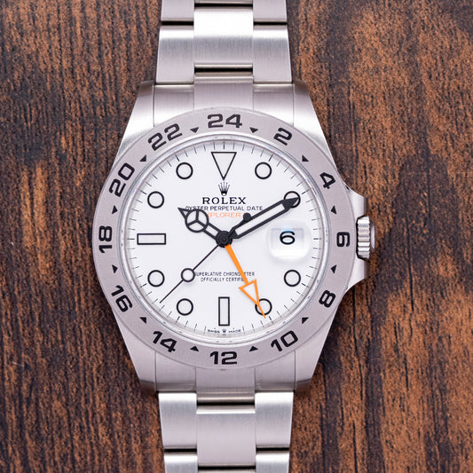 2022 Rolex Explorer II Polar White Dial 42mm on Bracelet 226570