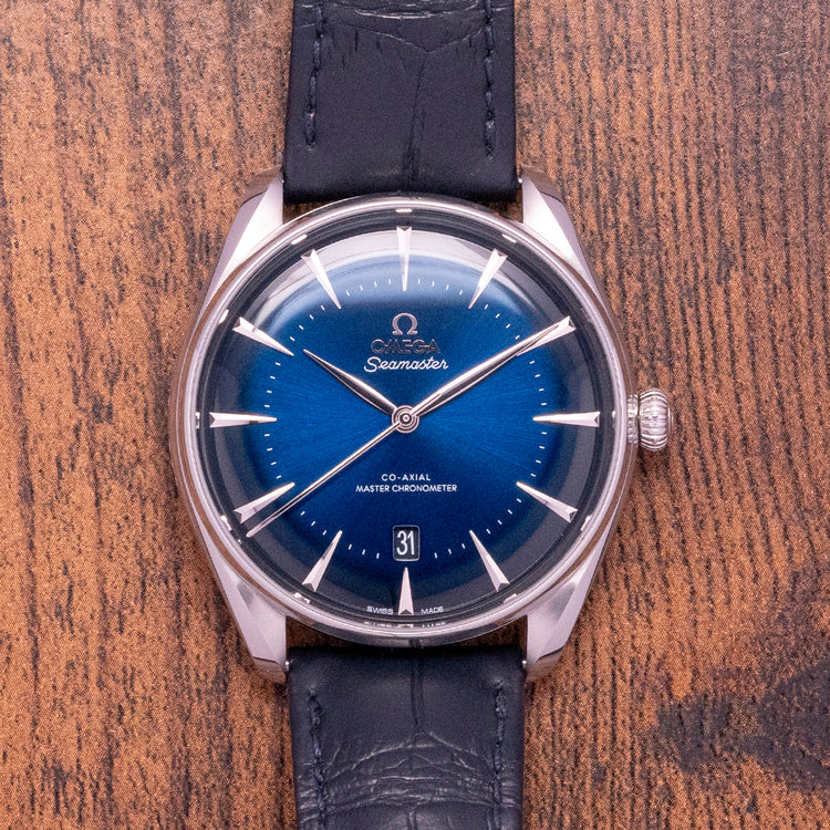 Omega Boutique Watches Of Switzerland Omega 2021 Omega Seamaster City Editions London Boutique Blue