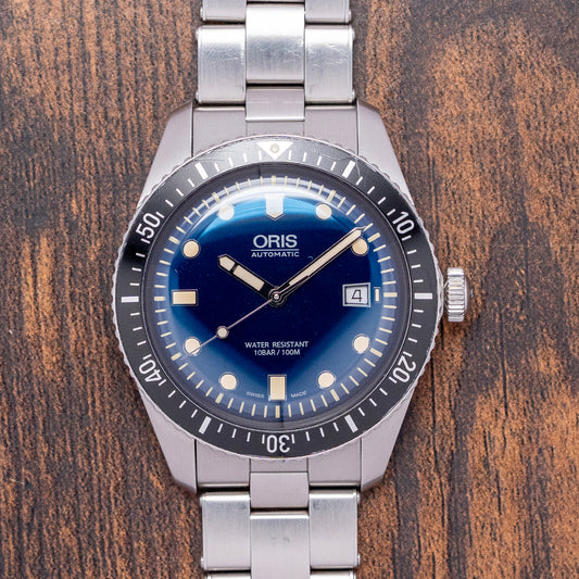 2016 Oris Diver 65 Navy Blue Automatic 42mm on Bracelet