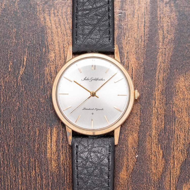 1960s Seiko Goldfeather 14K Gold Filled Manual 35mm J14060