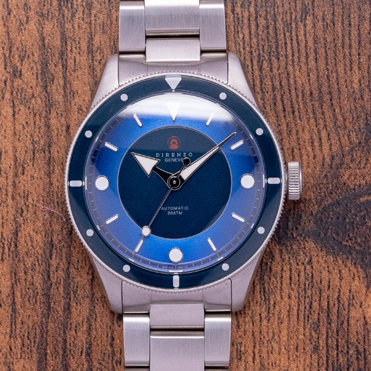 2020 Direnzo DRZ 03 Eclipse Blue No Date Automatic