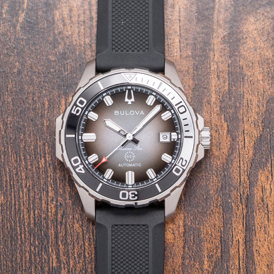 2026 Bulova Marine Star Black Automatic 41mm 98B465