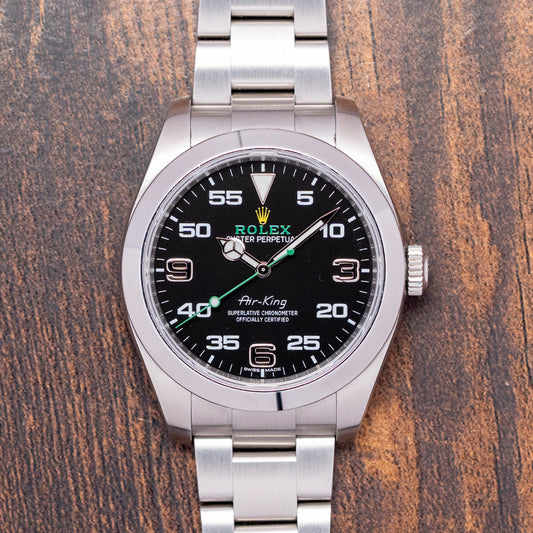 2019 Rolex Air King 40mm Black Dial Discontinued 116900