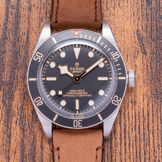 2023 Tudor Black Bay 58 Black on Strap 79030N