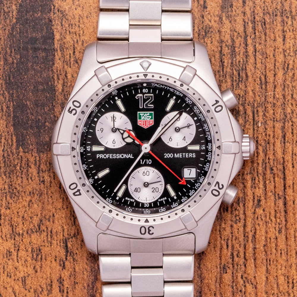 1990s TAG Heuer 2000 Chronograph 38mm CK1110