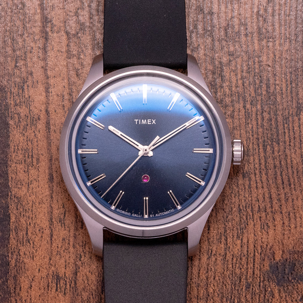 Unworn Timex Giorgio Galli S1 Blue Automatic
