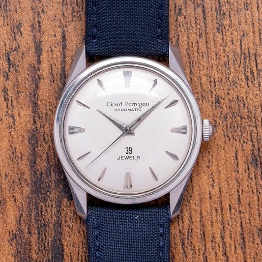 1960s Girard-Perregaux Gyromatic 39 Jewels Automatic 33.5mm