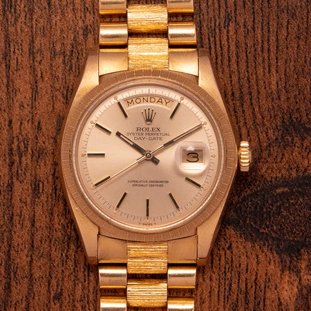 1973 Rolex Oyster Perpetual Day Date 1807 Bark with Bracelet