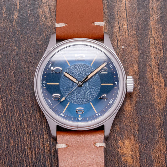 2022 Pinion Neutron ST-BL Blue 38.5mm Automatic on Strap