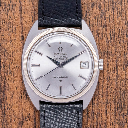 1968 Omega Constellation "C-Case" White Gold Bezel 168.027