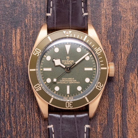 2021 Tudor Black Bay 58 18ct Gold Green Dial 79018V