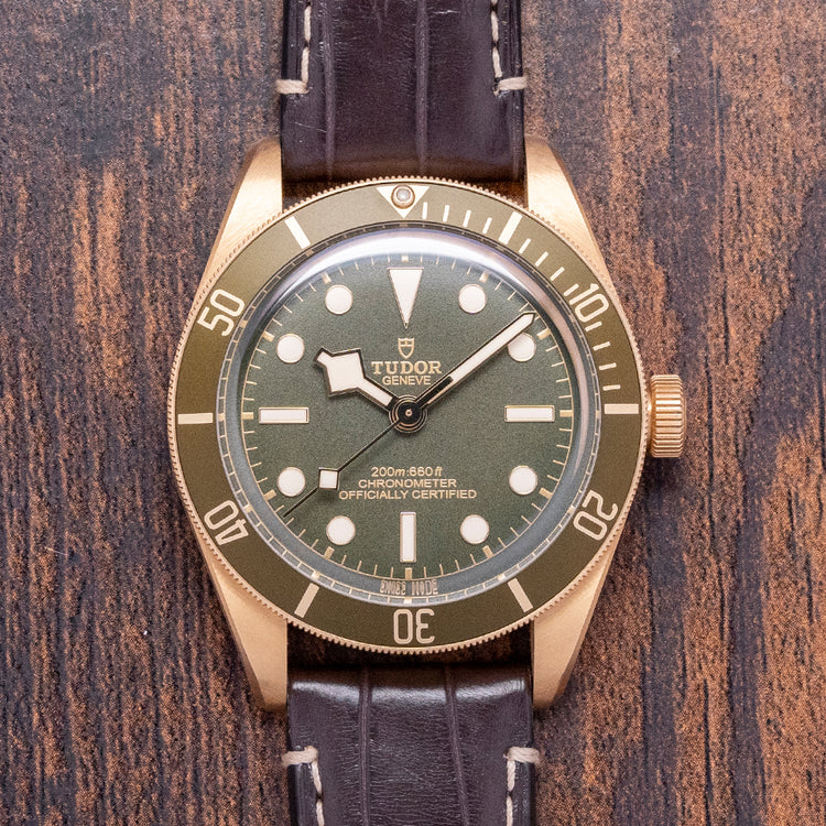 2021 Tudor Black Bay 58 18ct Gold Green Dial 79018V