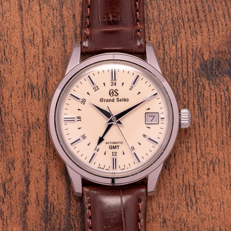 2021 Grand Seiko Elegance GMT Cream Dial SBGM221G