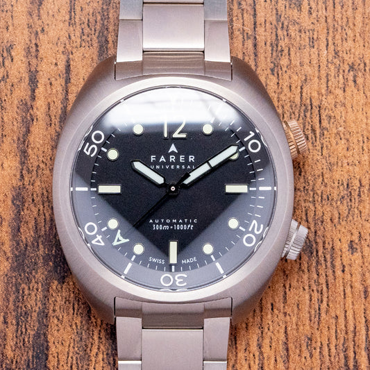 2022 Farer Aqua Compressor Endeavour Titanium on Bracelet