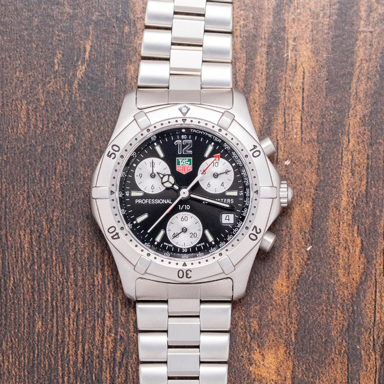1990s TAG Heuer 2000 Chronograph 38mm CK1110