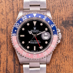 1991 Rolex GMT-Master Faded "Pepsi" 16700 Tritium