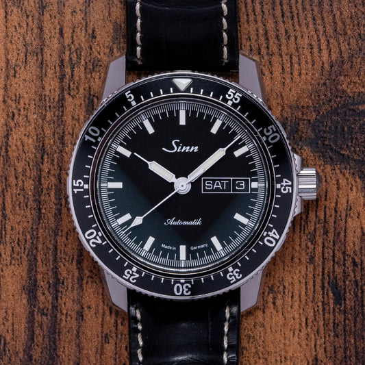 2022 Sinn 104 ST SA Black Automatic on Strap