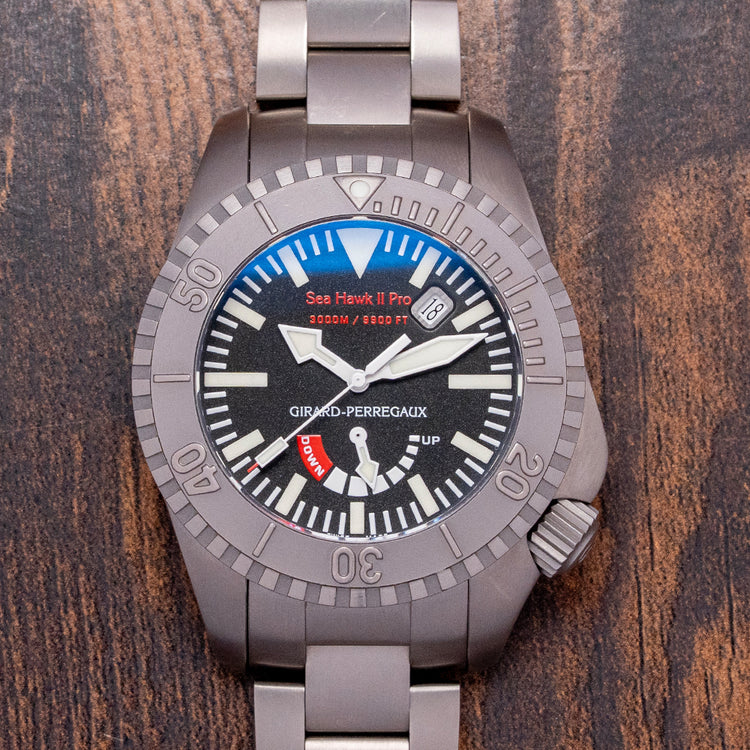 2008 Girard Perregaux Sea Hawk II Pro Titanium 3000M 44mm 49940